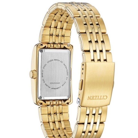 Citizen Mens Crystal Accent Gold Tone Stainless Bracelet Wrist Watch Bh1673-68e - Picture 2 of 2